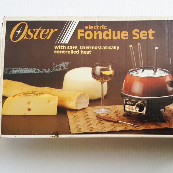 Oster Other - Vintage OSTER Electric Fondue Set Chocolate Cheese